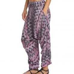 CLOTHING Buddha Pants Zag Harem Pants Pink 10 CLOTHING Buddha Pants Zag Harem Pants Pink