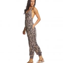 Buddha Pants Aztec Harem Jumpsuit Beige CLOTHING