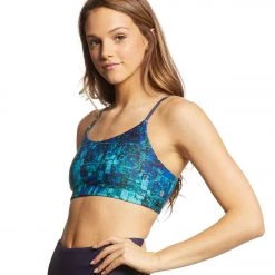 Manduka Precision Yoga Sports Bra Abstract Viper Print