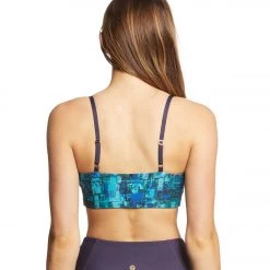Manduka Precision Yoga Sports Bra Abstract Viper Print