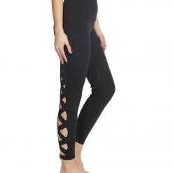 Beyond Yoga Live On High Waisted 7/8 Yoga Leggings Jet Black CLOTHING 10 Beyond Yoga Live On High Waisted 7/8 Yoga Leggings Jet Black CLOTHING