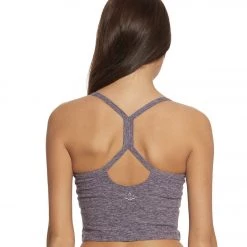 NEW ARRIVALS Beyond Yoga Spacedye Slim Racerback Cropped Tank Deep Amethyst/Wild Wisteria