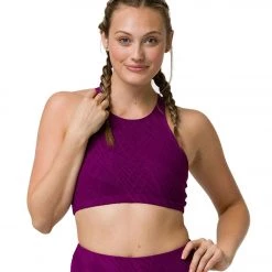 Onzie Selenite Heart Yoga Sports Bra Black Cherry 9 Onzie Selenite Heart Yoga Sports Bra Black Cherry