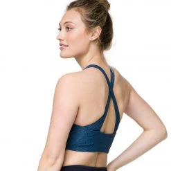 Onzie Selenite Heart Yoga Sports Bra Wise Wolf