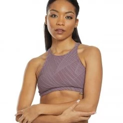 CLOTHING Onzie Selenite Heart Yoga Sports Bra Purple Haze