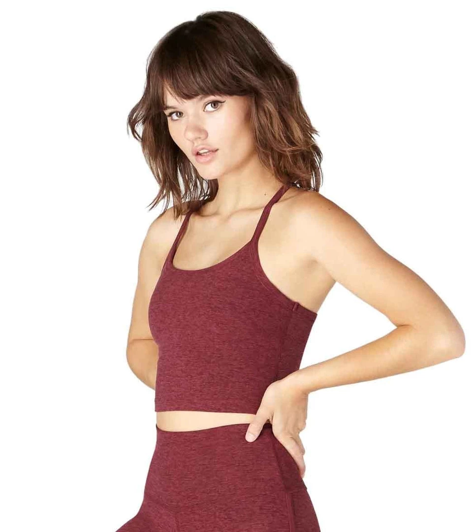 NEW ARRIVALS Beyond Yoga Spacedye Slim Racerback Cropped Tank Team Burgundy/Bold Burgundy 5 NEW ARRIVALS Beyond Yoga Spacedye Slim Racerback Cropped Tank Team Burgundy/Bold Burgundy