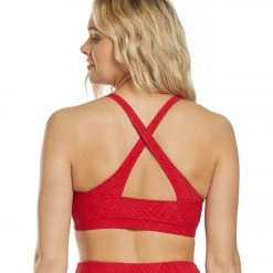 Onzie Selenite Heart Yoga Sports Bra Red CLOTHING 11 Onzie Selenite Heart Yoga Sports Bra Red CLOTHING