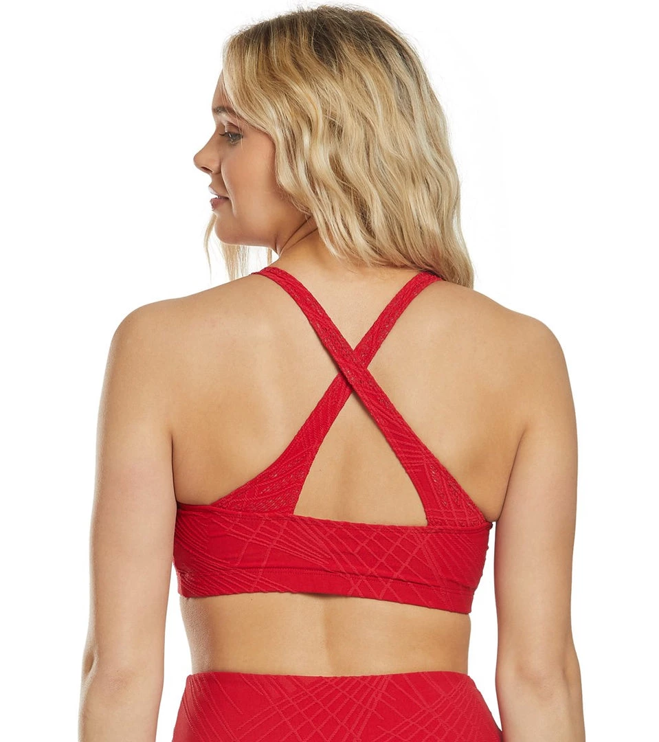 Onzie Selenite Heart Yoga Sports Bra Red CLOTHING 5 Onzie Selenite Heart Yoga Sports Bra Red CLOTHING