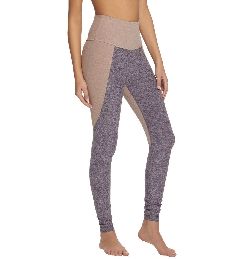 Beyond Yoga Spacedye Off Duty High Waisted Yoga Leggings Deep Amethyst/Wild Wisteria Colorblock 8 Beyond Yoga Spacedye Off Duty High Waisted Yoga Leggings Deep Amethyst/Wild Wisteria Colorblock