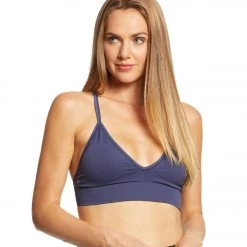 Yoga Sports Bras NUX Pinnacle Seamless Sports Bra Crown Blue