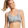 Free People Movement Serene Printed Sports Bra Blue 2 Free People Movement Serene Printed Sports Bra Blue