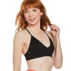 NUX Pinnacle Seamless Sports Bra Black