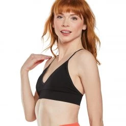 NUX Pinnacle Seamless Sports Bra Black