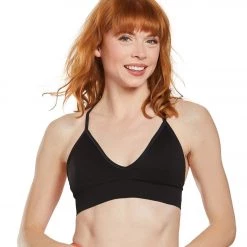 NUX Pinnacle Seamless Sports Bra Black