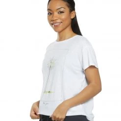 CLOTHING PrAna Chez Tee White Tree Pose