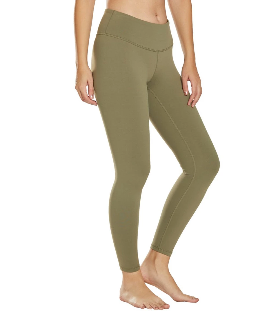 CLOTHING PrAna Pillar 7/8 Yoga Leggings Rye Green 4 CLOTHING PrAna Pillar 7/8 Yoga Leggings Rye Green