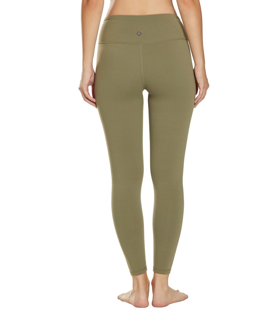 CLOTHING PrAna Pillar 7/8 Yoga Leggings Rye Green 5 CLOTHING PrAna Pillar 7/8 Yoga Leggings Rye Green