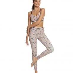 Beyond Yoga Olympus One More Stripe Bra Impressionist Floral Blush CLOTHING