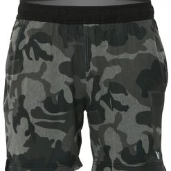 Vuori Men's Rush Yoga Shorts Grey Camo Men's Yoga Shorts