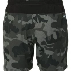 Vuori Men's Rush Yoga Shorts Grey Camo Men's Yoga Shorts