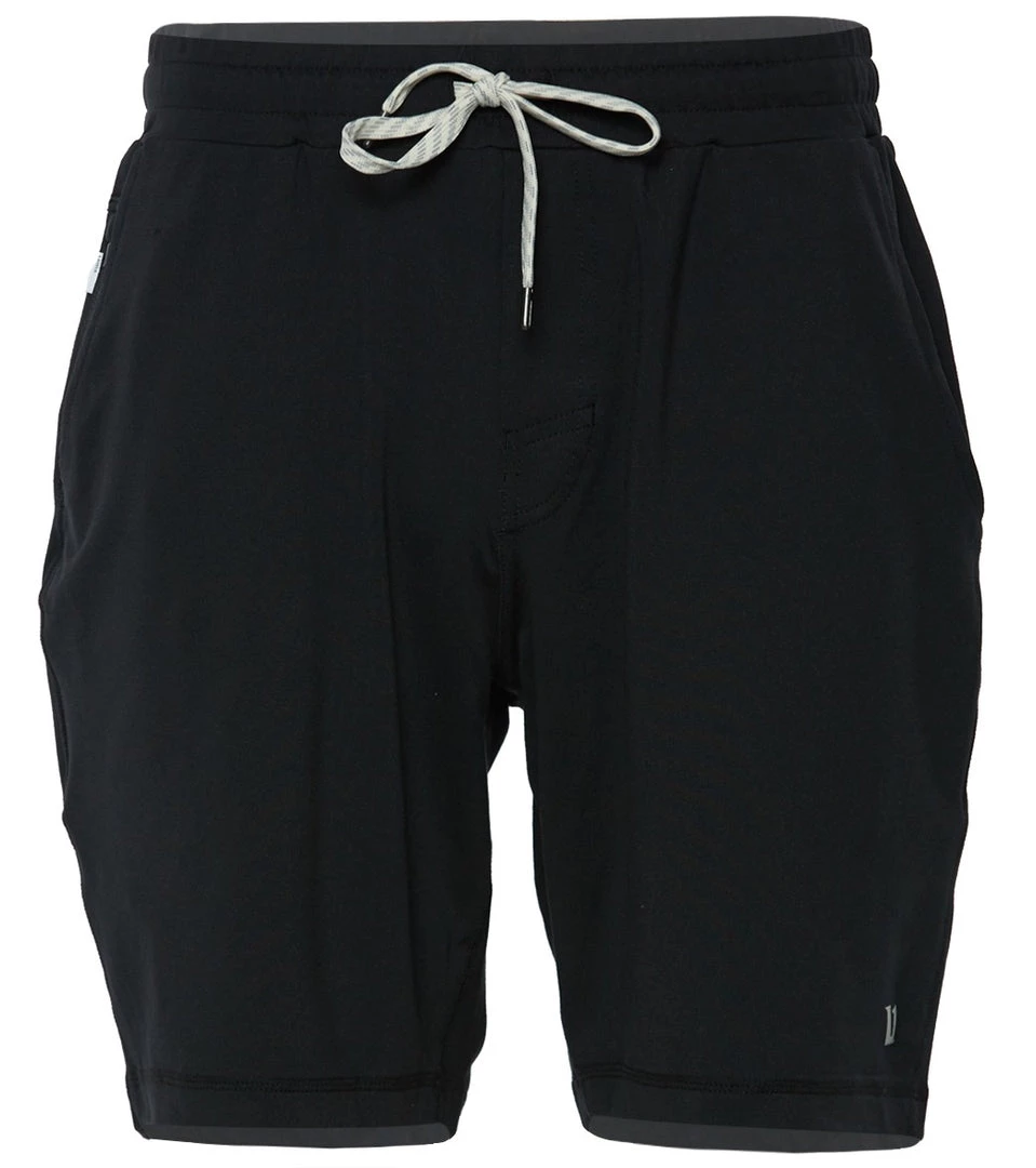 Vuori Men's Ponto Yoga Shorts Black CLOTHING 3 Vuori Men's Ponto Yoga Shorts Black CLOTHING