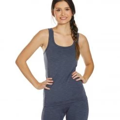 PrAna Becksa Support Tank Midnight Dew Heather