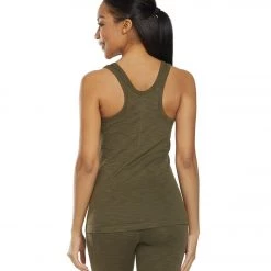 PrAna Becksa Support Tank Slate Green Heather 11 PrAna Becksa Support Tank Slate Green Heather