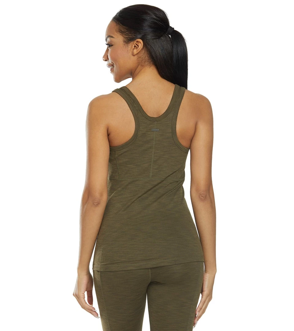 PrAna Becksa Support Tank Slate Green Heather 5 PrAna Becksa Support Tank Slate Green Heather