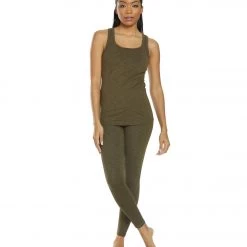 PrAna Becksa Support Tank Slate Green Heather 12 PrAna Becksa Support Tank Slate Green Heather