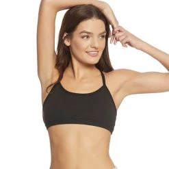 Beyond Yoga Cross It Back Bra Jet Black CLOTHING