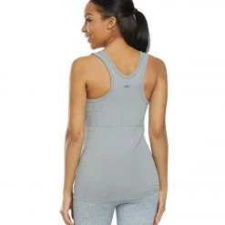 PrAna Becksa Support Tank Silver Spray Heather