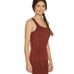 CLOTHING PrAna Becksa Support Tank Maple Heather