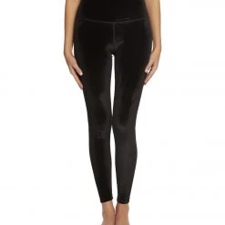 Beyond Yoga Velvet Motion High Waisted 7/8 Yoga Leggings Black CLOTHING