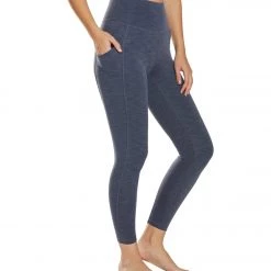 PrAna Becksa 7/8 Yoga Leggings Midnight Dew Heather