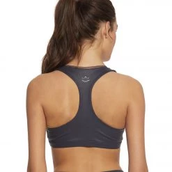 Beyond Yoga Pearlized Ride It Bra Nocternal Navy CLOTHING