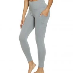 PrAna Becksa 7/8 Yoga Leggings Silver Spray Heather