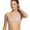 CLOTHING Beyond Yoga Pearlized Ride It Bra Brazen Blush