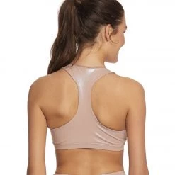 CLOTHING Beyond Yoga Pearlized Ride It Bra Brazen Blush
