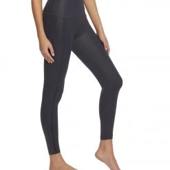 Beyond Yoga Pearlized Rise It High Waisted 7/8 Leggings Nocturnal Navy