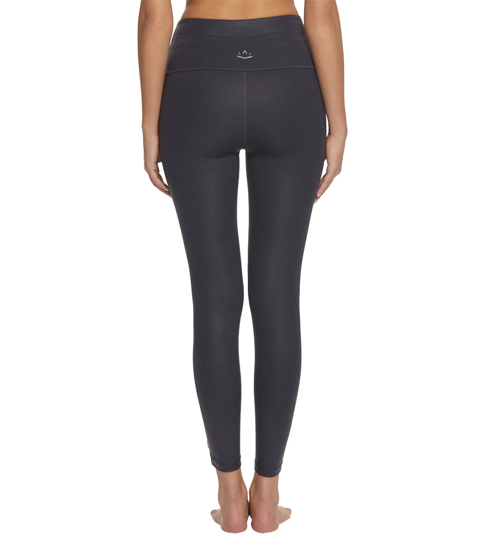 Beyond Yoga Pearlized Rise It High Waisted 7/8 Leggings Nocturnal Navy 5 Beyond Yoga Pearlized Rise It High Waisted 7/8 Leggings Nocturnal Navy
