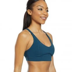 CLOTHING PrAna Momento Yoga Sports Bra Petrol Blue 11 CLOTHING PrAna Momento Yoga Sports Bra Petrol Blue