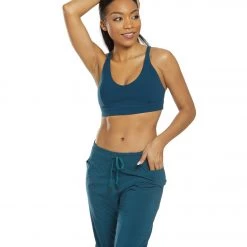 CLOTHING PrAna Momento Yoga Sports Bra Petrol Blue 12 CLOTHING PrAna Momento Yoga Sports Bra Petrol Blue