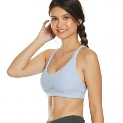CLOTHING PrAna Momento Yoga Sports Bra Blue Sheen