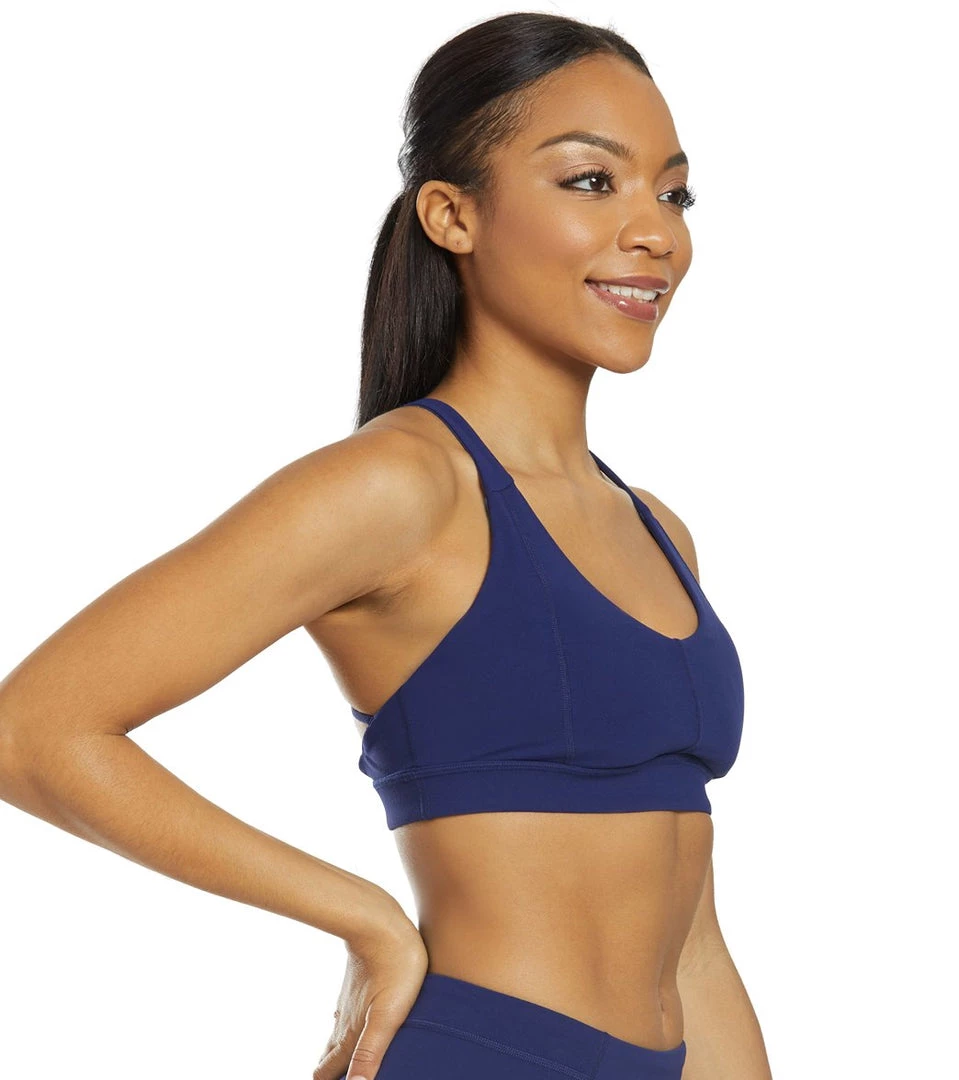 PrAna Momento Yoga Sports Bra Blue Anchor 5 PrAna Momento Yoga Sports Bra Blue Anchor