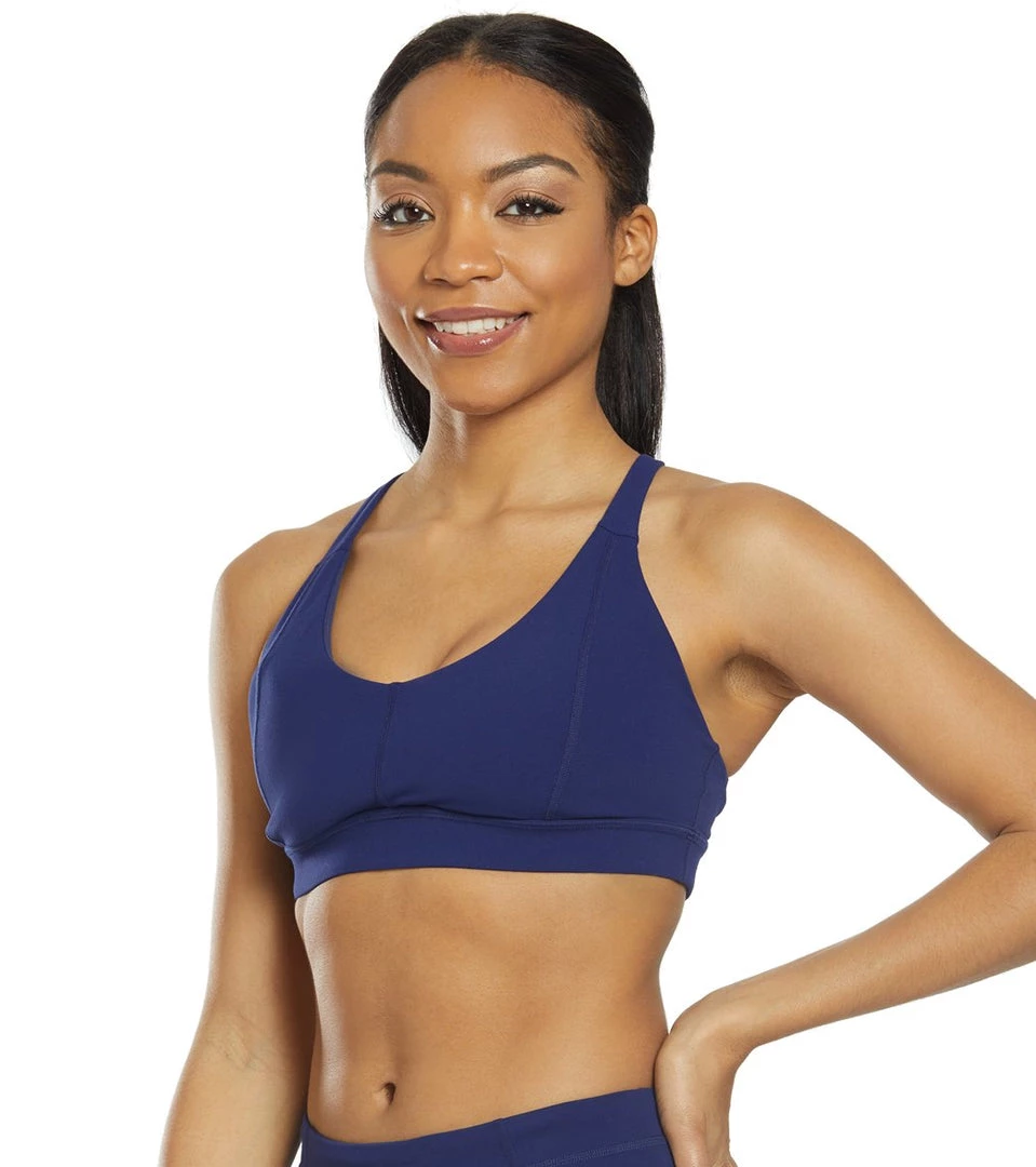 PrAna Momento Yoga Sports Bra Blue Anchor 7 PrAna Momento Yoga Sports Bra Blue Anchor