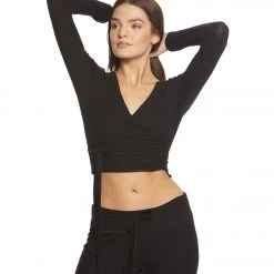 Beyond Yoga All Around Wrapped Cropped Top