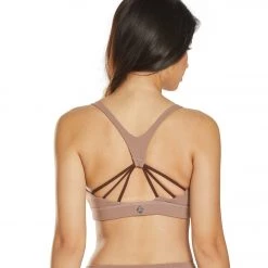 PrAna Momento Yoga Sports Bra Dark Mauve