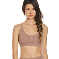 PrAna Momento Yoga Sports Bra Dark Mauve
