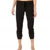 Beyond Yoga Lounge Around 7/8 Joggers Black/Mid Heather Gray