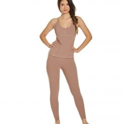 PrAna Electa Yoga Leggings Dark Mauve CLOTHING 12 PrAna Electa Yoga Leggings Dark Mauve CLOTHING